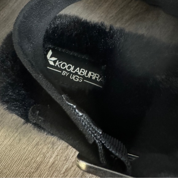 Koolaburra by UGG Sandal Slippers Black Size 10 - Picture 5 of 6